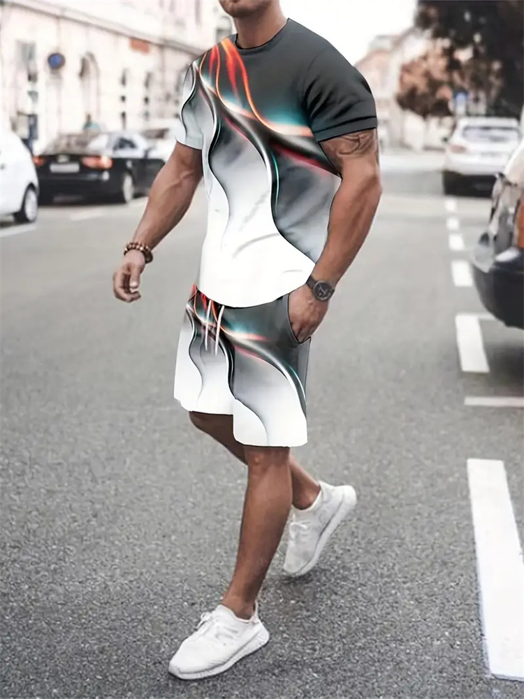 Summer Alt Clothing - T-shirt à texture dégradée pour hommes