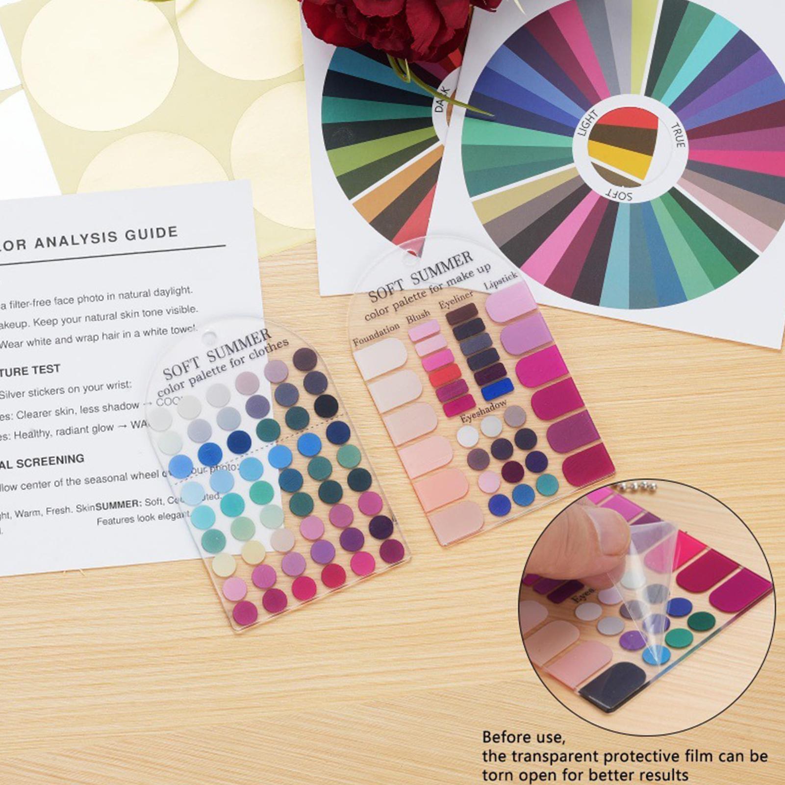 Summer Clothing Guide - Cartes de palettes de couleurs Soft
