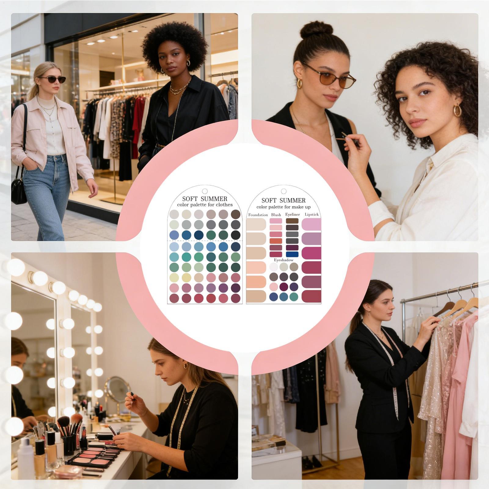 Summer Clothing Guide - 2 Pièces de Palette de Couleurs