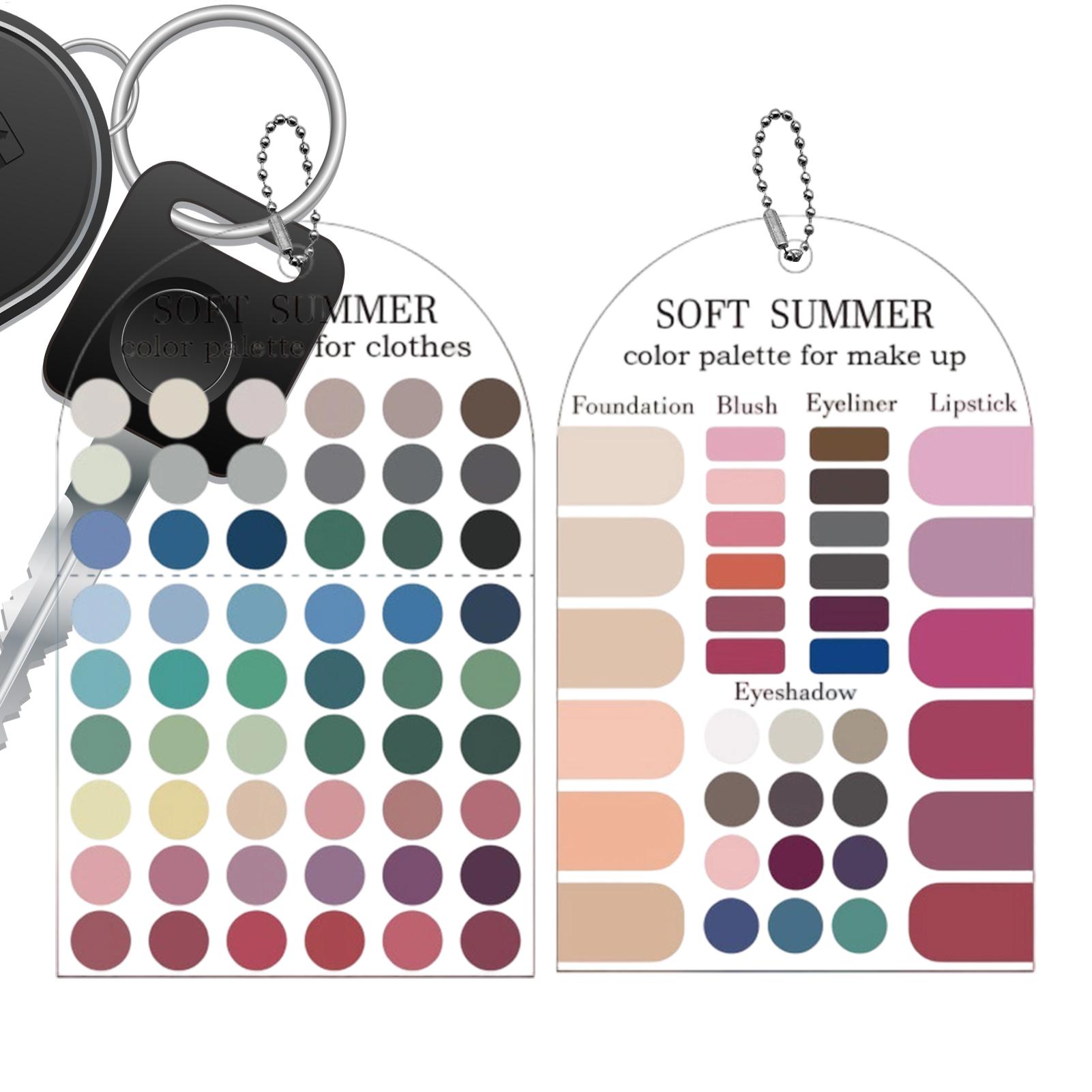 Summer Clothing Guide - Lot de 2 cartes de palettes