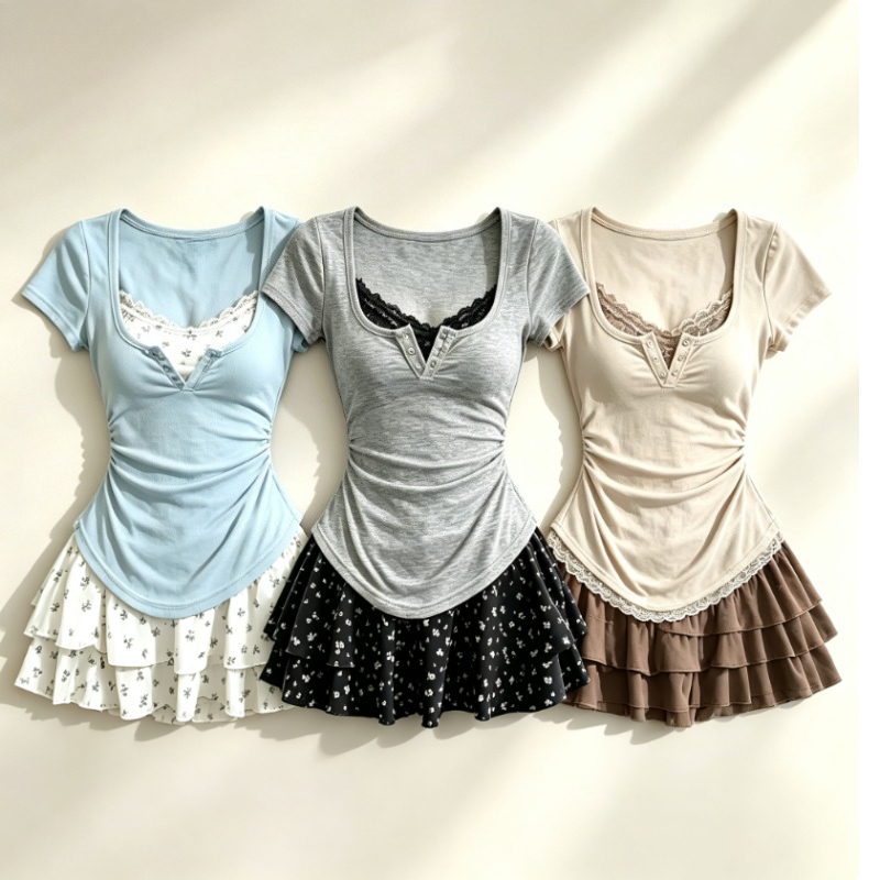 Summer Alt Clothing - Ensemble 2 pièces style Lolita japonais