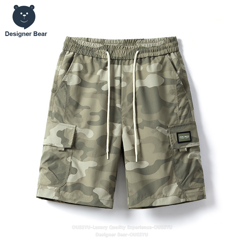 Summer Clothing Brands - Shorts Cargo Camouflage d'été pour Hommes,