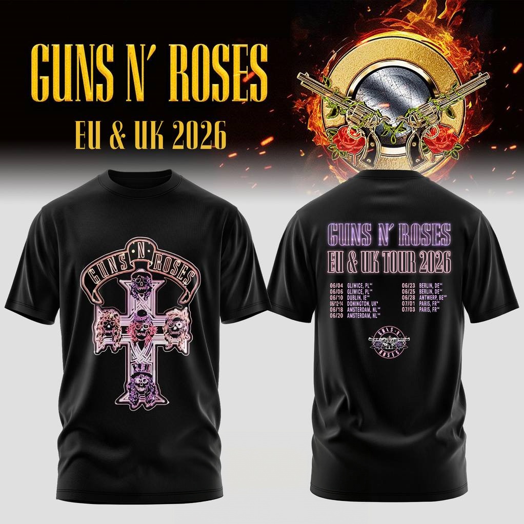 Summer Clothing Uk - T-shirt graphique Guns N Roses EU