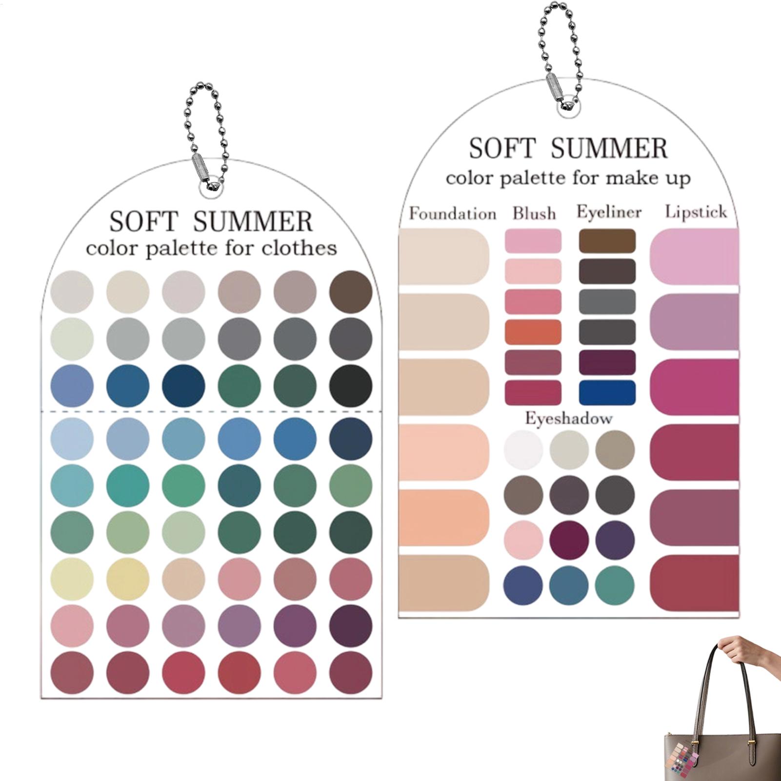 Summer Clothing Guide - 2 palettes de couleurs saisonnières en