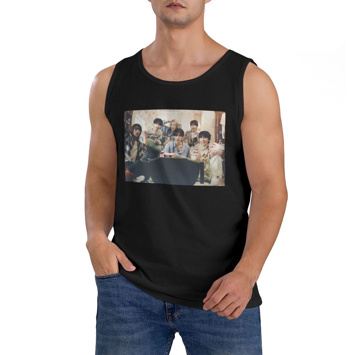Summer Clothing Next - T-shirt sans manches 100 % coton