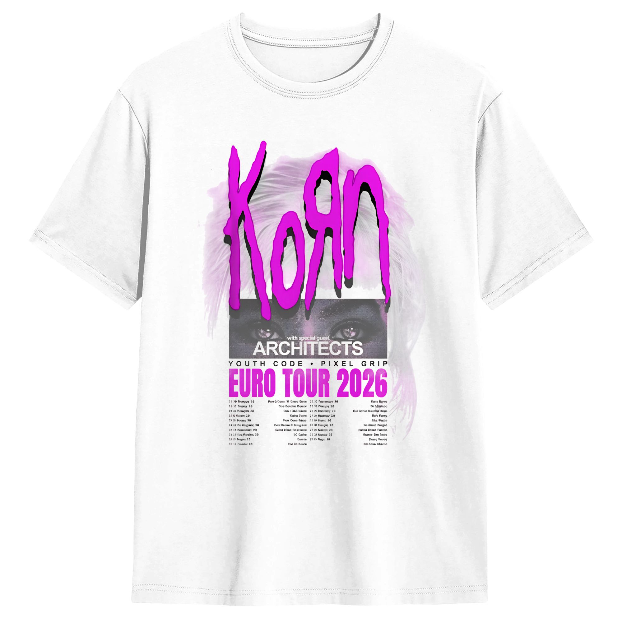 Summer Clothing Uk - T-shirt Korn Europe et UK Tour