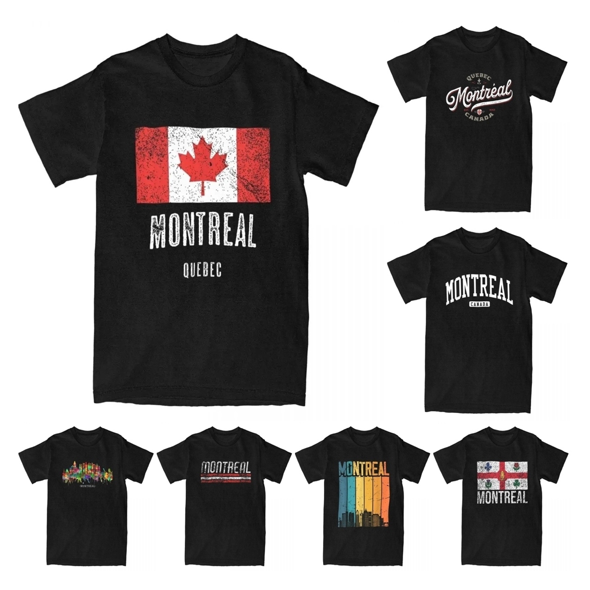 Summer Clothing Canada - T-shirt en pur coton imprimé pour