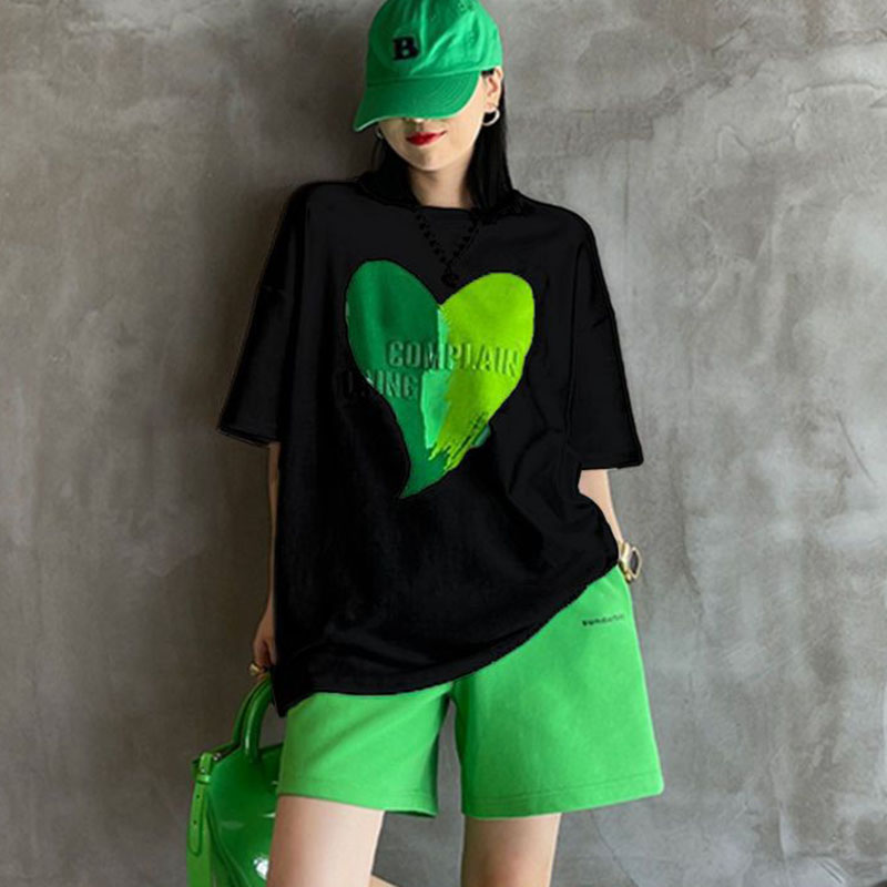 Summer Clothing Young Women - Chemisier tendance à col rond et