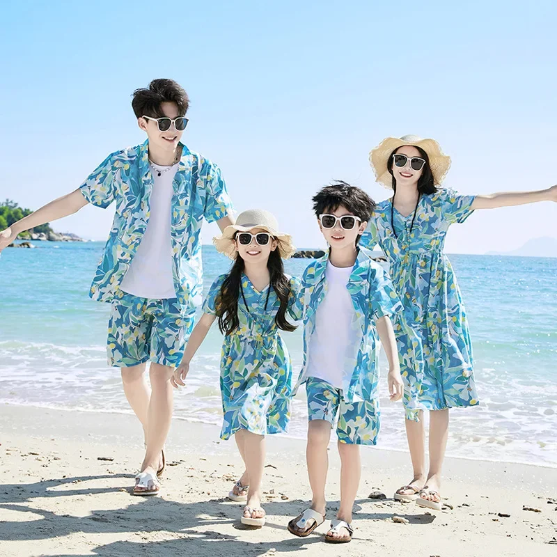 Summer Clothing Looks - Ensemble de chemises père fils, vêtements