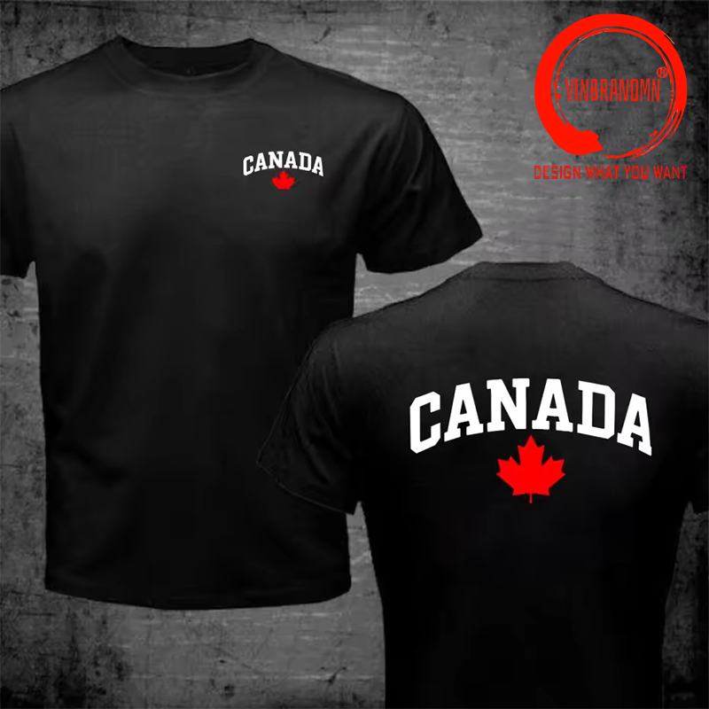 Summer Clothing Canada - T-shirt en coton 100% imprimé motif