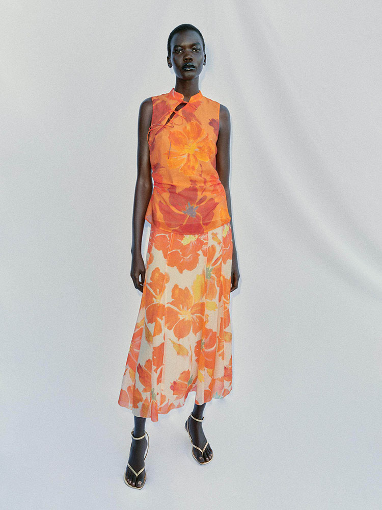 Haut sans manches et jupe à co - Summer Clothing Looks avis et prix