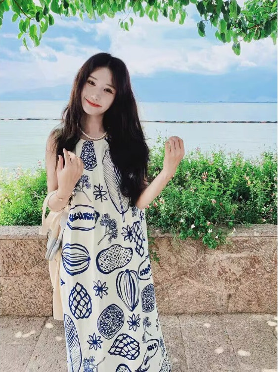 Robe d'été ample sans manches  - Summer Clothing Tagline avis et prix