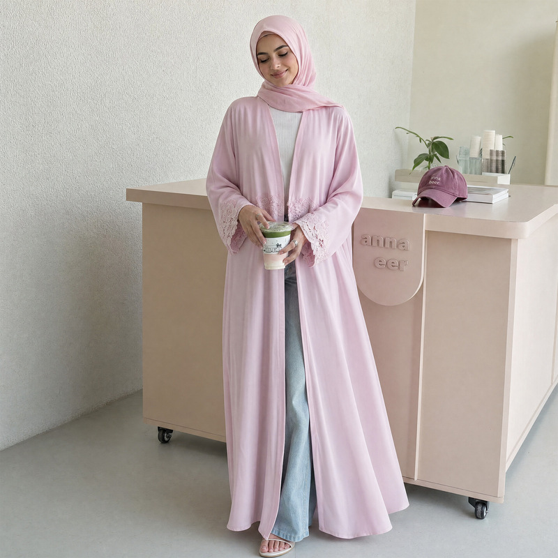 Robe Abaya Musulmane Brodée à  - Summer Clothing Hijab avis et prix