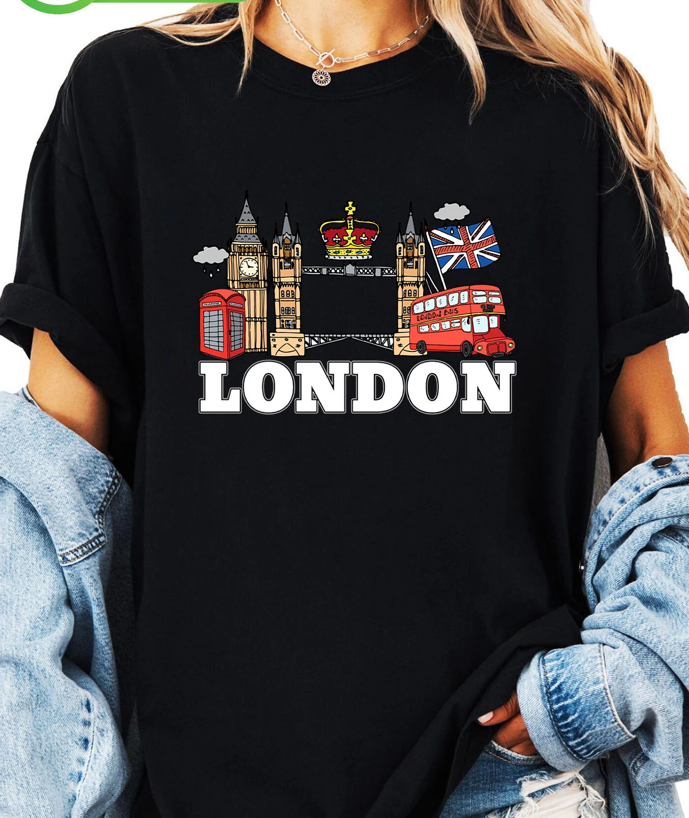 T-shirt imprimé avec motif de  - Summer Clothing London avis et prix