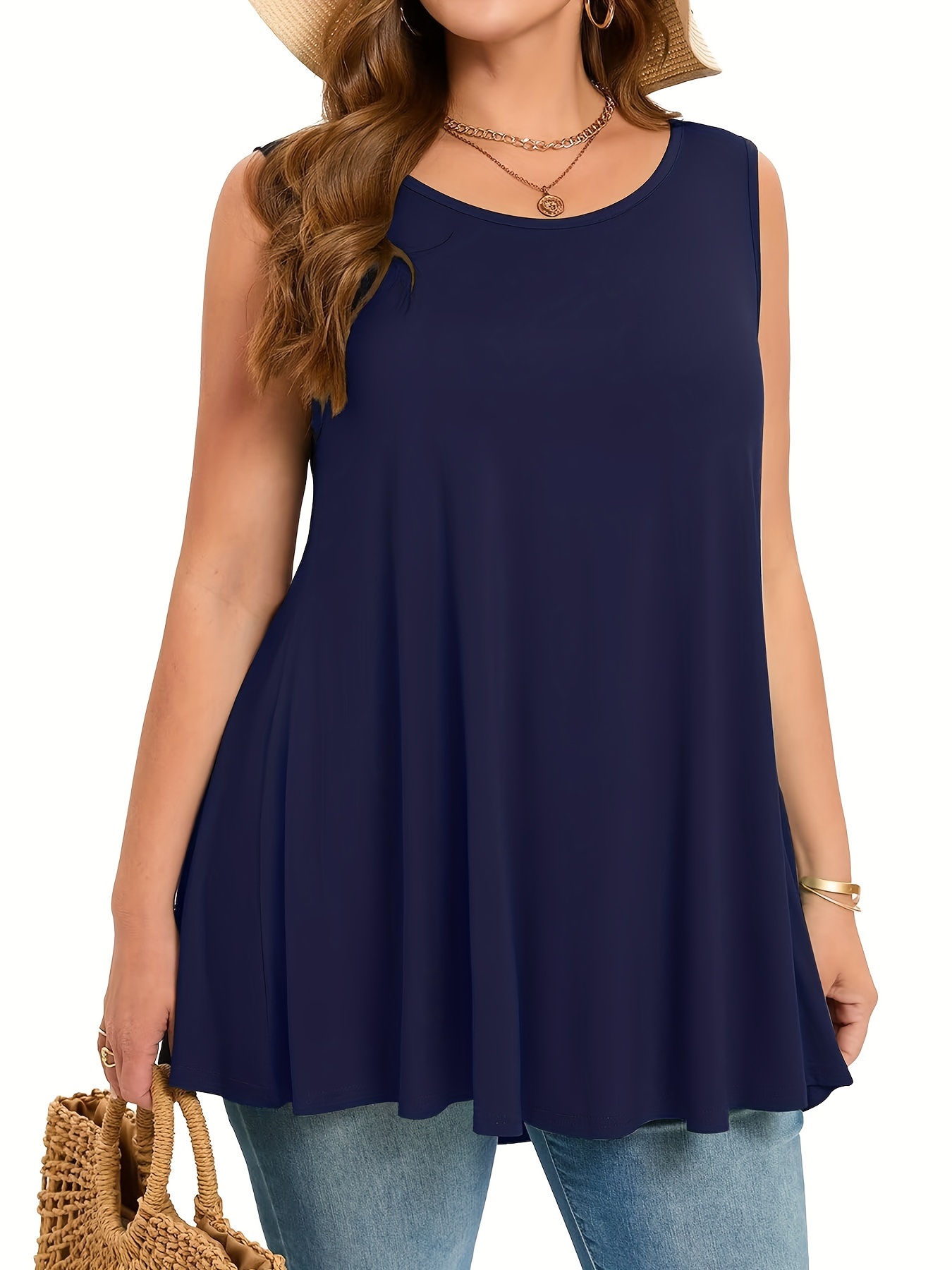 Grande taille Simple solide dé - Summer Clothing Plus Size Women avis et prix