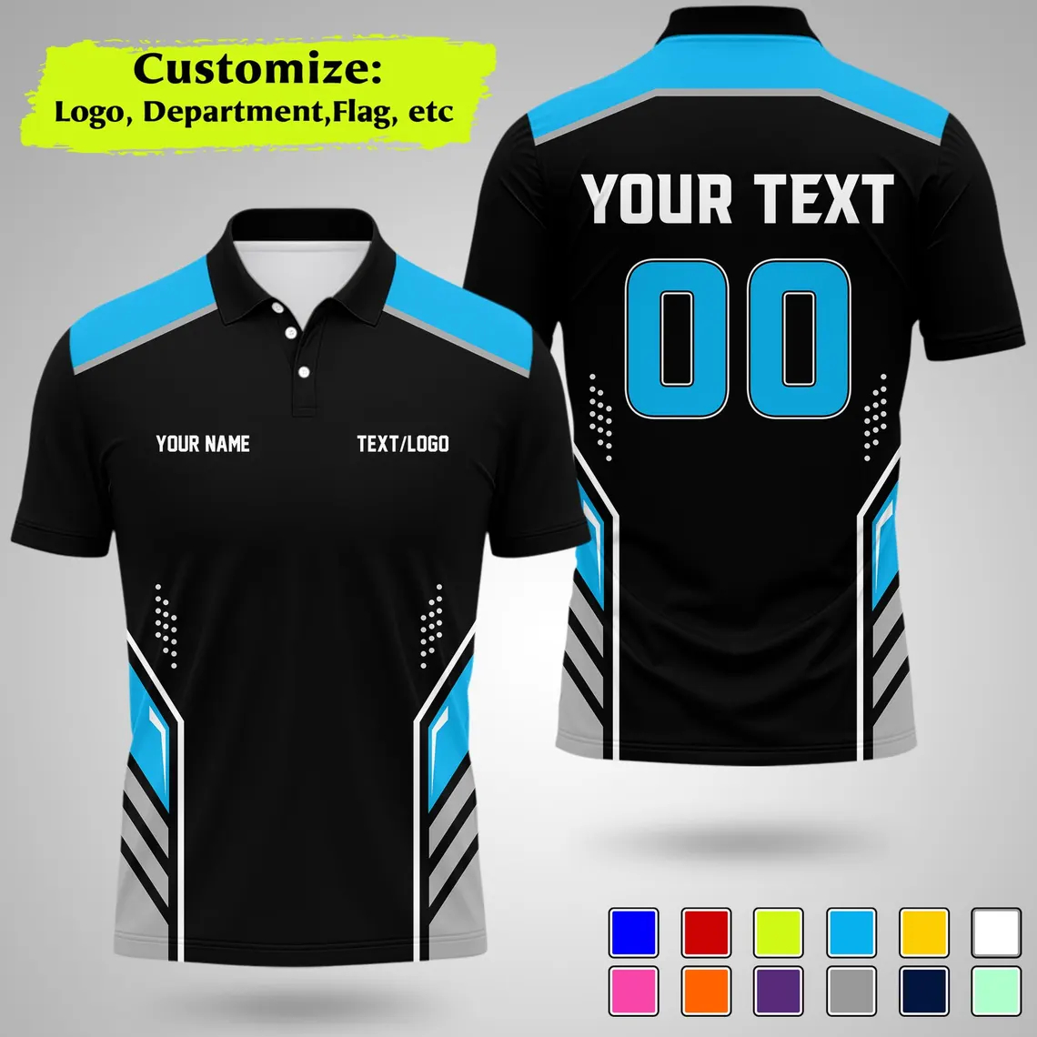 Nouveau Polo d'équipe personna - Summer Clothing Names avis et prix
