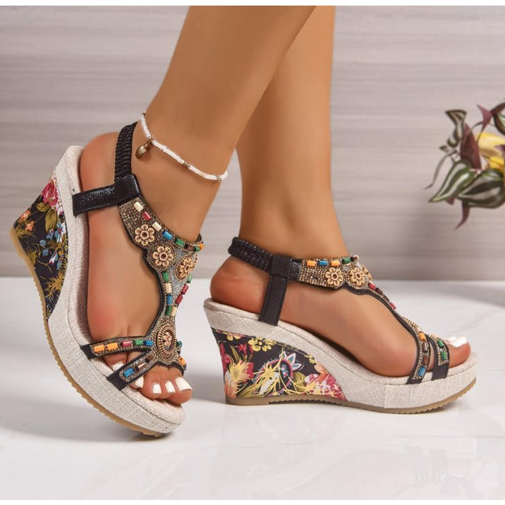 Nouvelles sandales compensées  - Summer Clothing Plus Size Women avis et prix