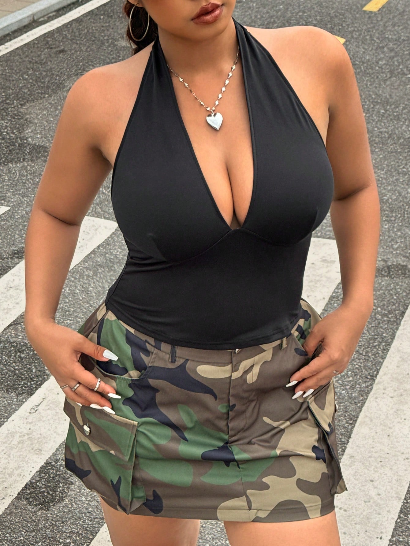 Nouveau Top Halter Sexy et Pol - Summer Clothing Plus Size Women avis et prix