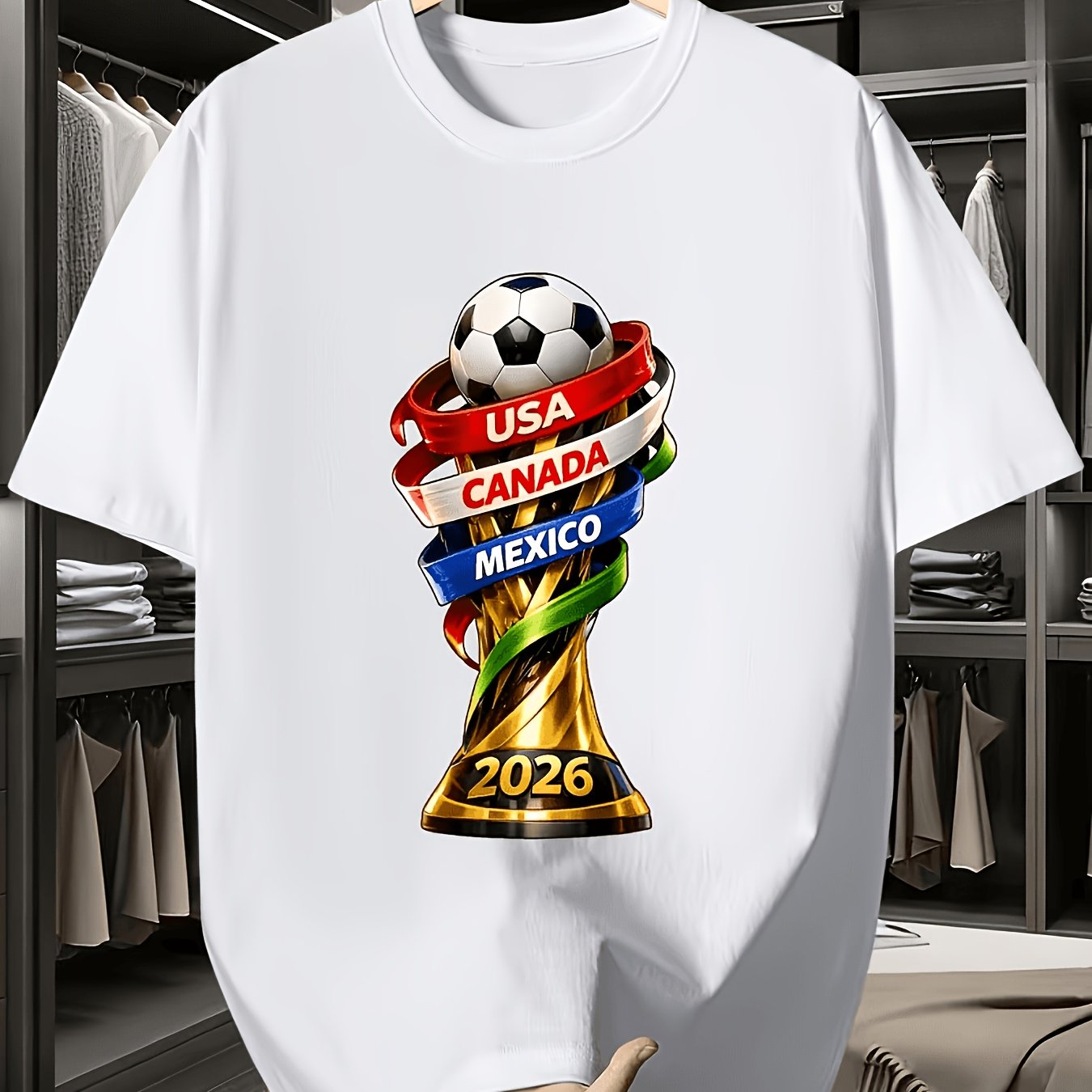 T-shirt imprimé Coupes USA Can - Summer Clothing Canada avis et prix