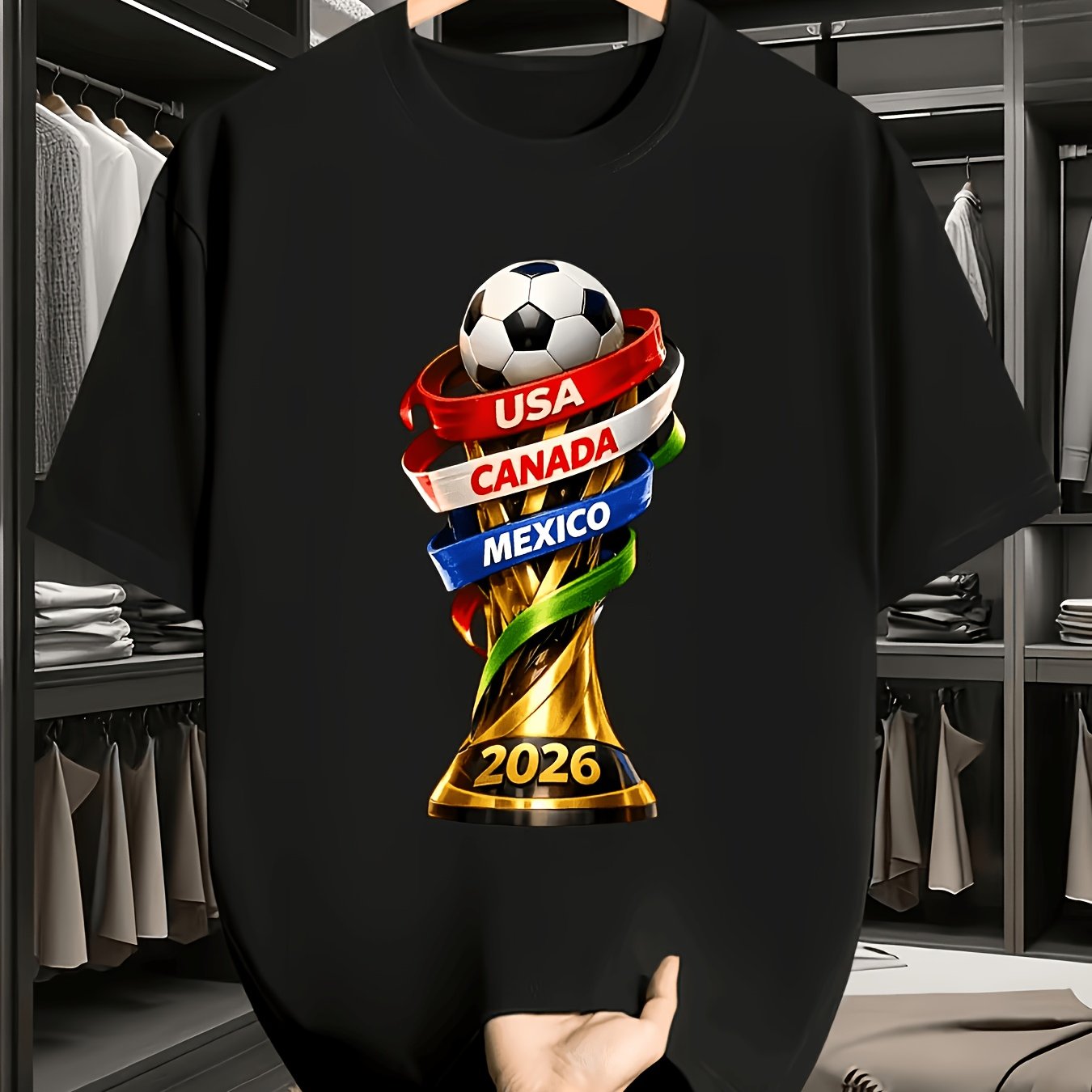 T-shirt imprimé Coupes USA Can - Summer Clothing Canada avis et prix