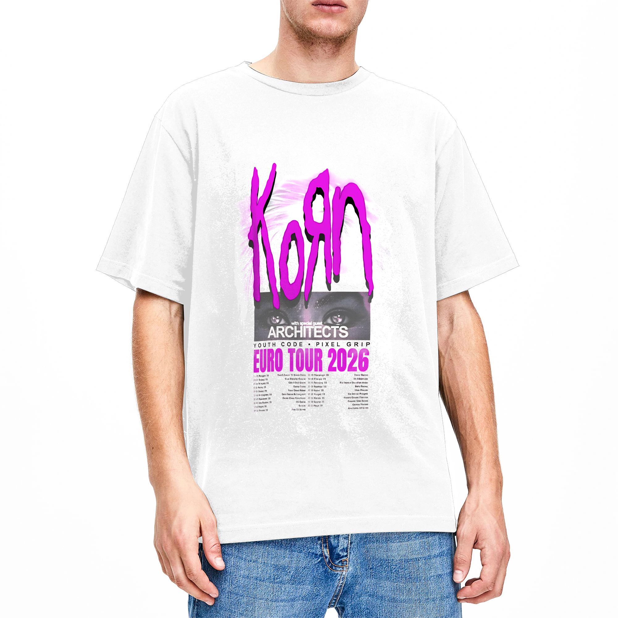 T-shirt Korn Europe et UK Tour - Summer Clothing Uk avis et prix