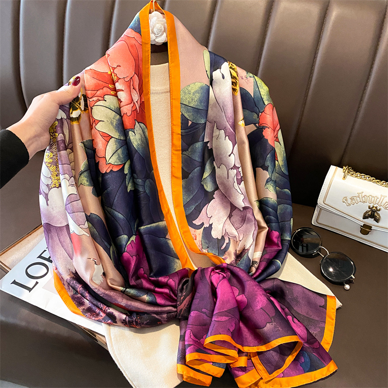 Grand Châle en Satin pour Femm - Summer Clothing Hijab avis et prix