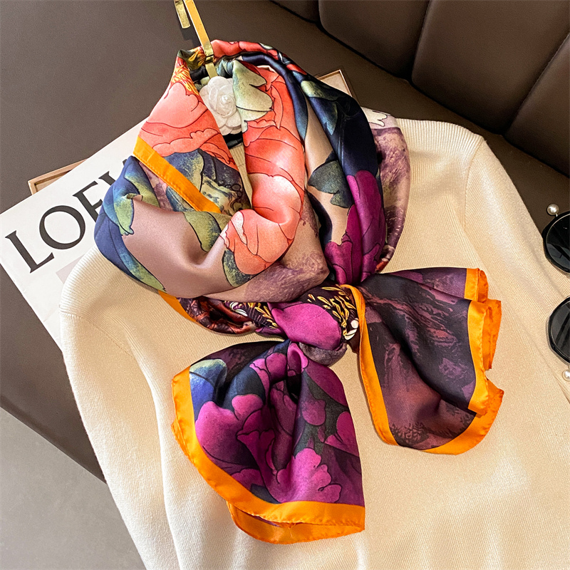Grand Châle en Satin pour Femm - Summer Clothing Hijab avis et prix