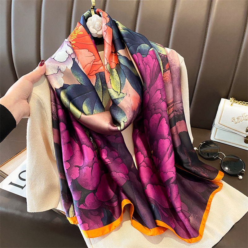 Grand Châle en Satin pour Femm - Summer Clothing Hijab avis et prix