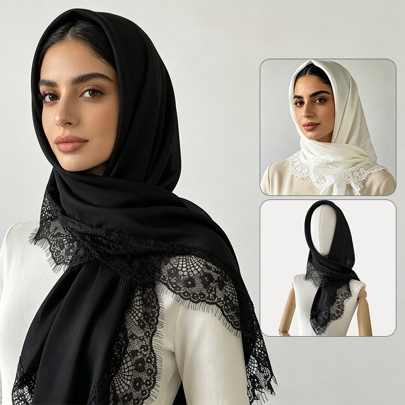 Foulard carré 70x70cm pour fem - Summer Clothing Hijab avis et prix