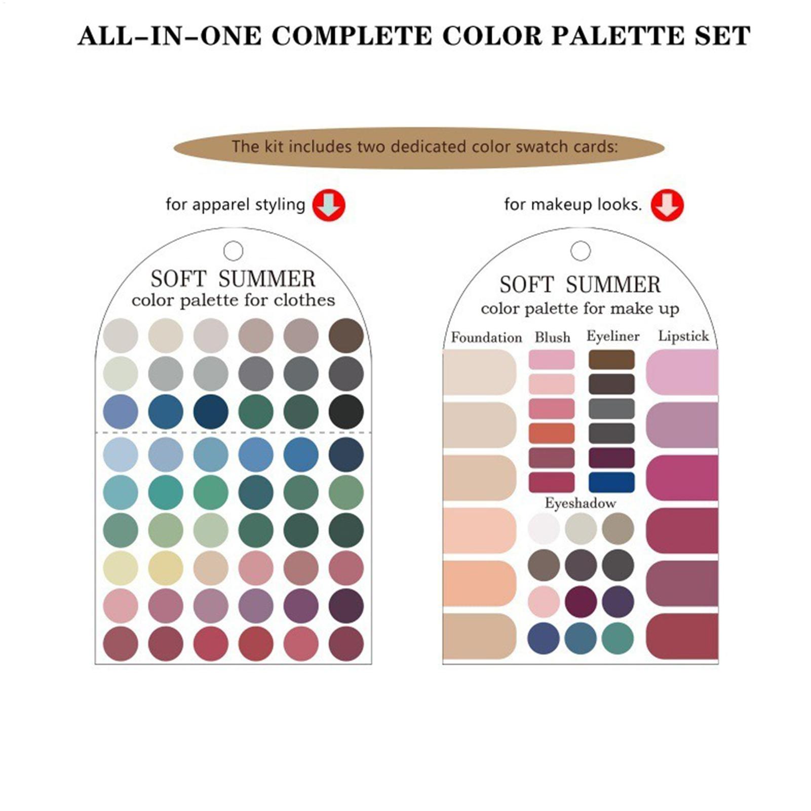 Lot de 2 palettes de couleurs  - Summer Clothing Guide avis et prix