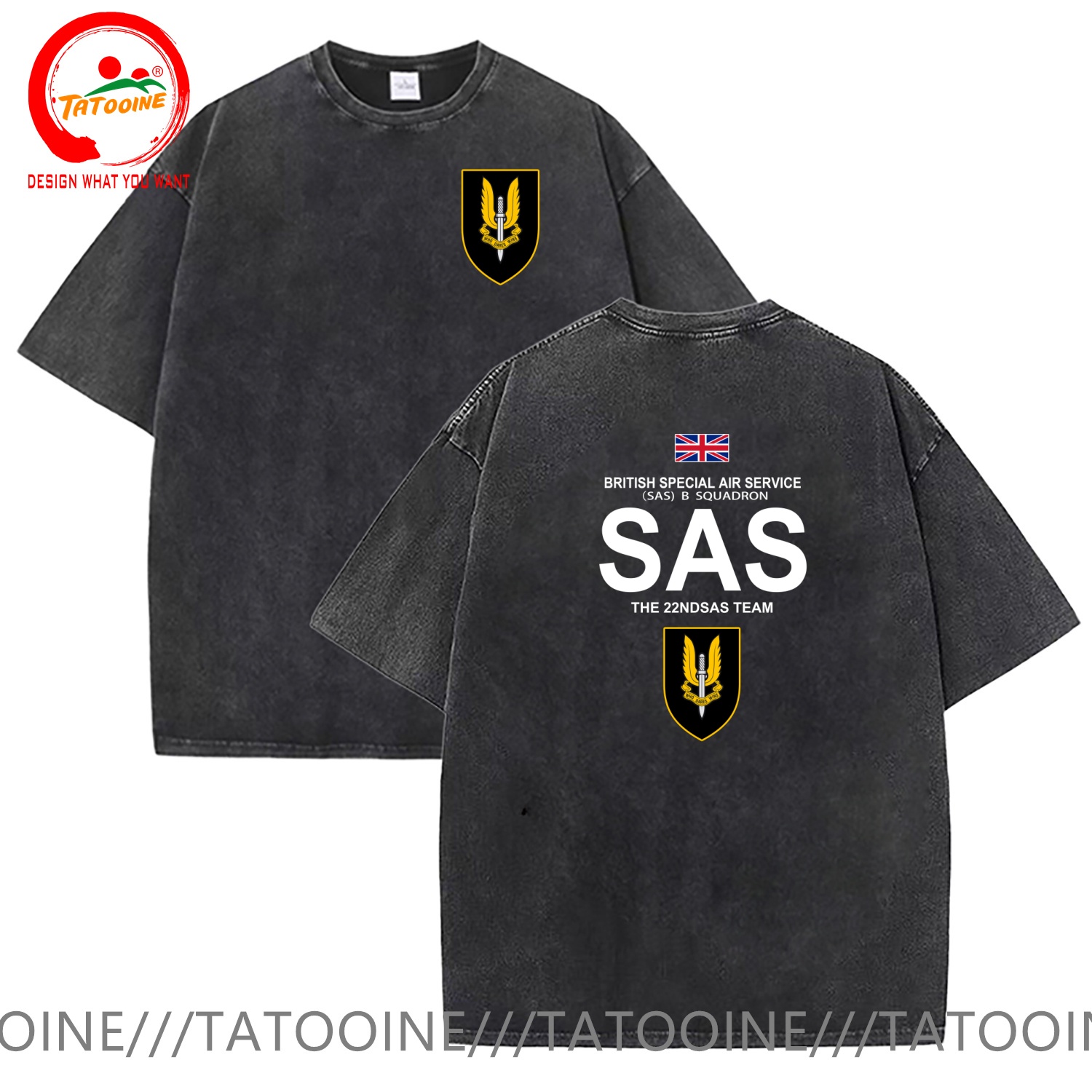 Vintage lavé coton T-Shirt drô - Summer Clothing Uk avis et prix