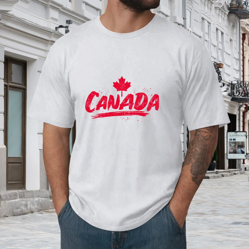 T-shirts pour hommes à motif f - Summer Clothing Canada avis et prix