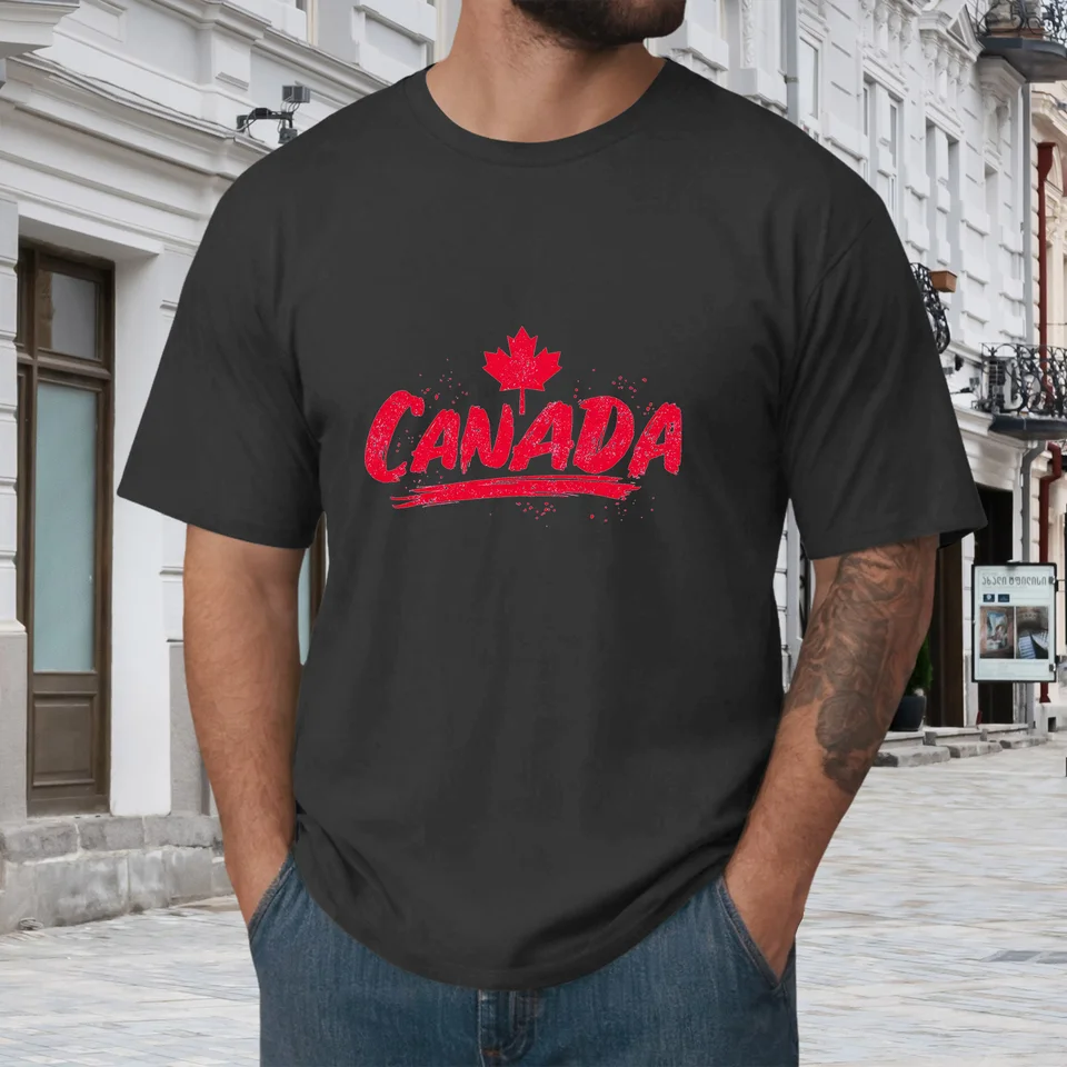 T-shirts pour hommes à motif f - Summer Clothing Canada avis et prix