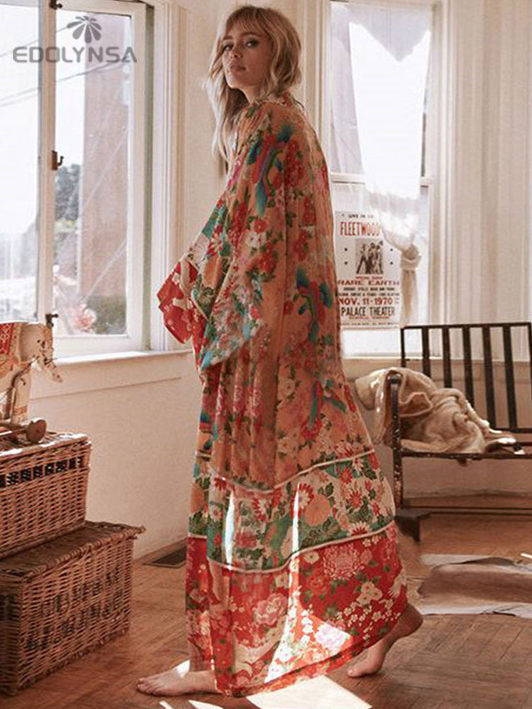Robe de plage bohème à imprimé - Sarong Pareo Wrap avis et prix