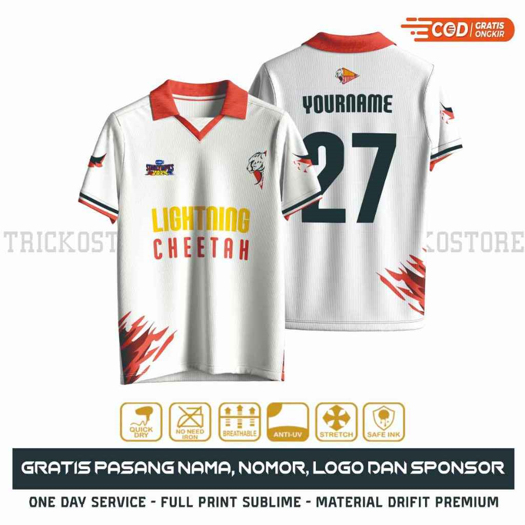 Maillot GMMTV LIGHTNING CHEETA - Summer Clothing Names avis et prix