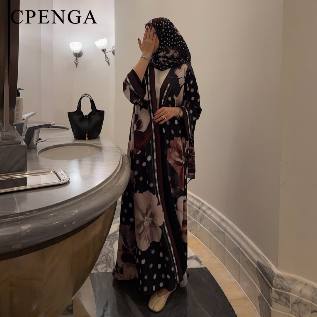 Abaya Hijab deux pièces à impr - Summer Clothing Hijab avis et prix