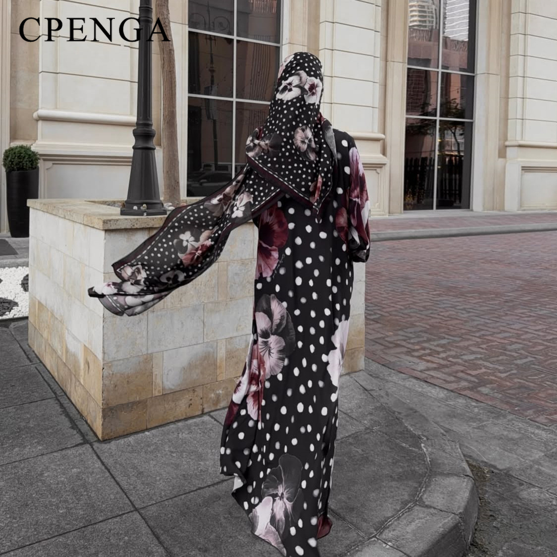 Abaya Hijab deux pièces à impr - Summer Clothing Hijab avis et prix