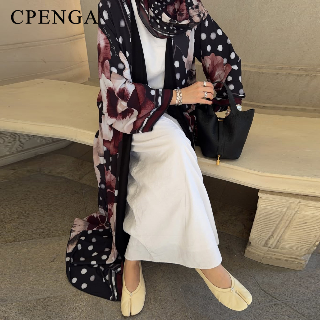 Abaya Hijab deux pièces à impr - Summer Clothing Hijab avis et prix