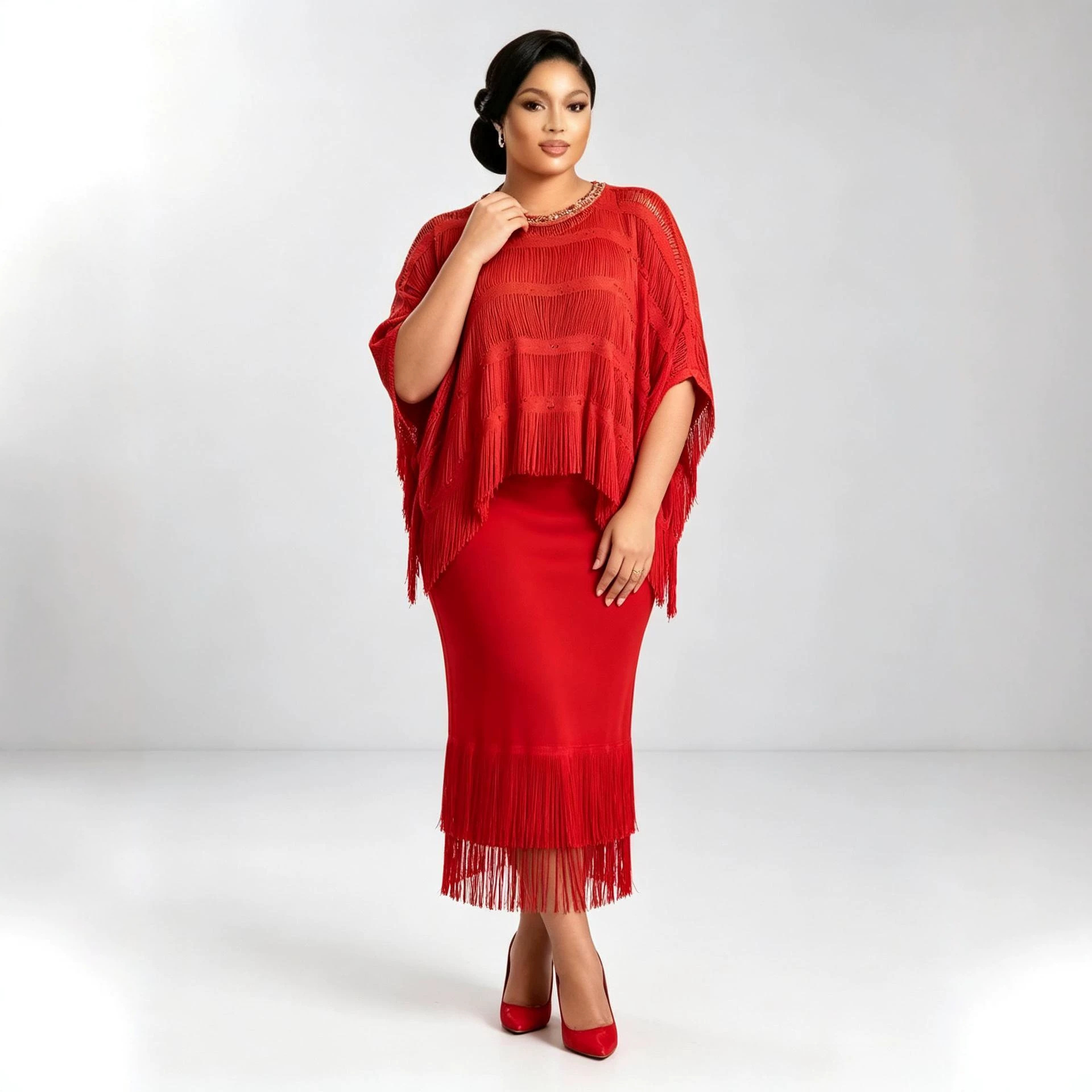 Ensemble deux pièces plissé à  - Summer Alt Clothing avis et prix