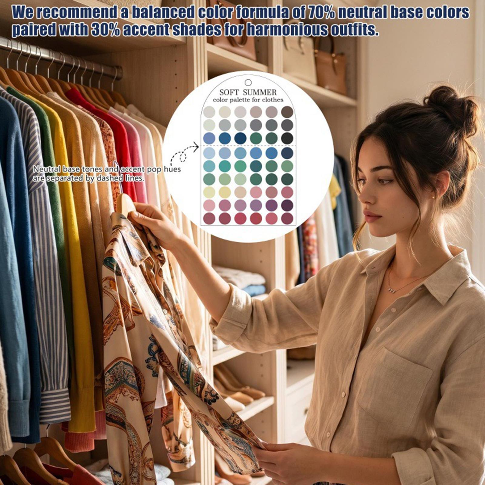 Carte de palettes de couleurs  - Summer Clothing Guide avis et prix